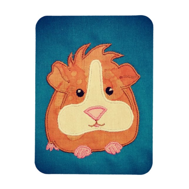 Magnet de cochon de Guinée adorable (Vertical)