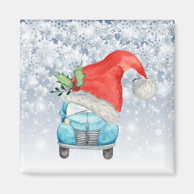 Magnet de conception du Père Noël (Devant)