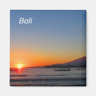Magnet de coucher de soleil de Bali