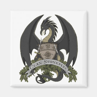 Magnet de crête de dragon noir