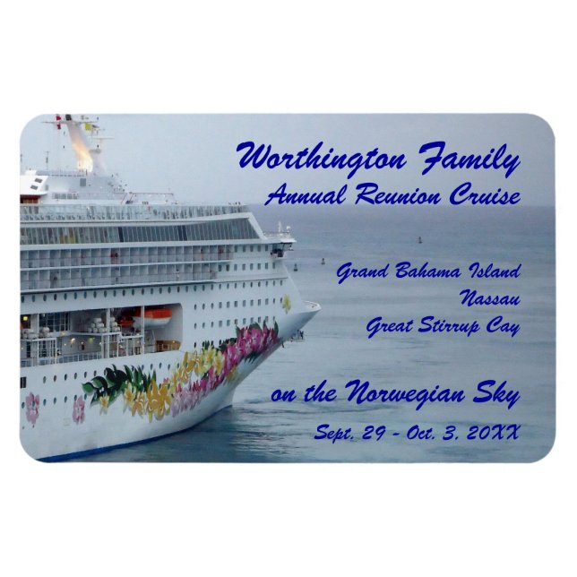 Magnet de croisière sur mesure Bow (Horizontal)