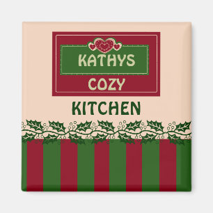 MAGNET DE CUISINE PERSONNELLE, AJOUTER VOTRE NOM