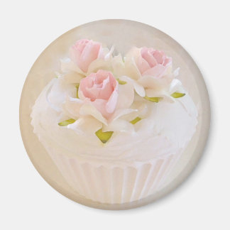 Magnet de cupcake de style Vintage