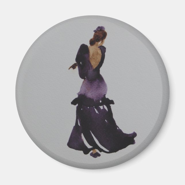 Magnet de danse flamenco (Devant)
