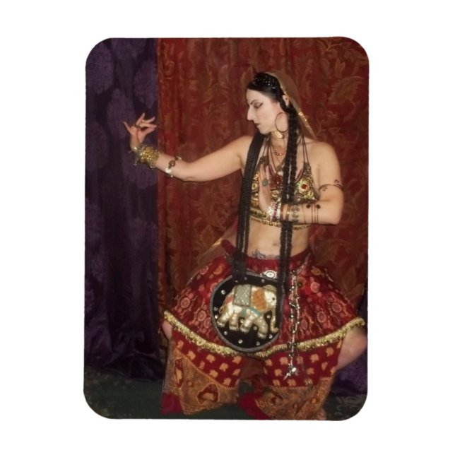 Magnet de danseur de fusion indienne (Vertical)
