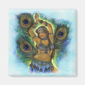 Magnet de danseur de paon
