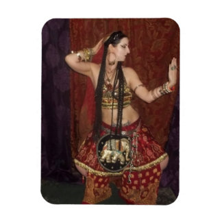 Magnet de danseur du ventre de fusion indien