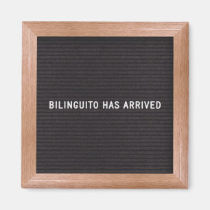 Magnet de devis bilingue