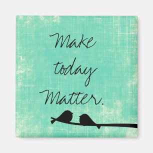 Magnet de devis du jour d'inspiration