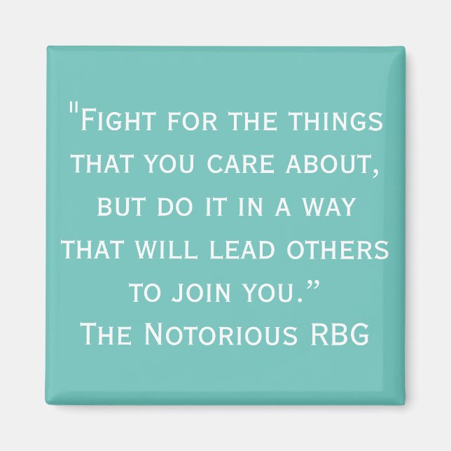 Magnet de devis RBG notoire (Devant)