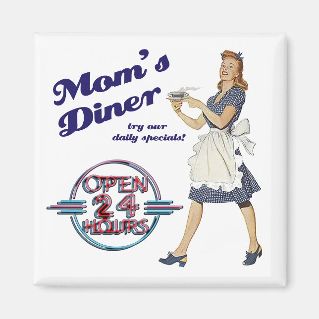 Magnet de dîner de maman (Devant)