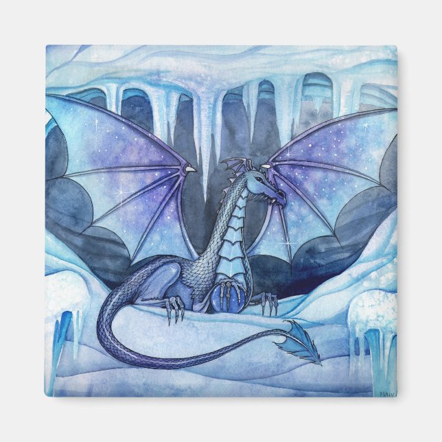 Magnet de dragon de glace (Devant)