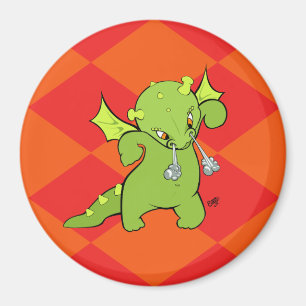 Magnet de dragon déterminé