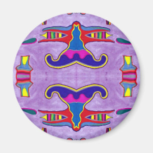 Magnet de dragon violet
