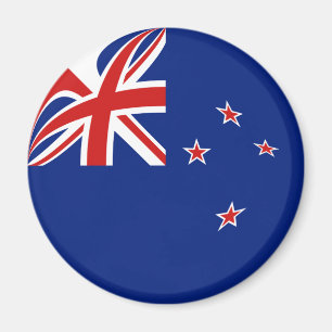 Magnet de drapeau de Fisheye en Nouvelle-Zélande