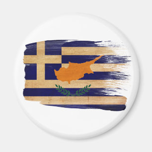 Magnet de drapeau de la Chypre de Grec