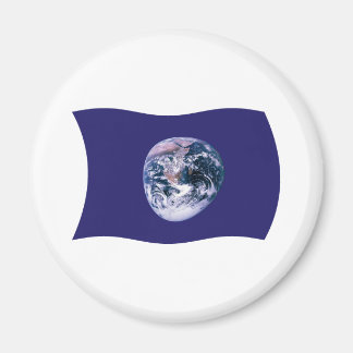 Magnet de drapeau de la Terre