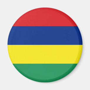 Magnet de drapeau de Maurice