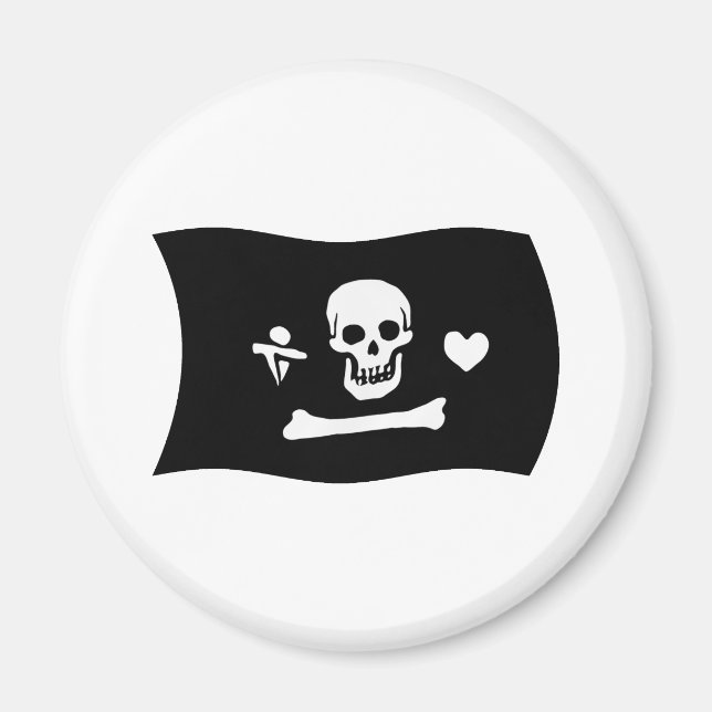 Magnet de drapeau Stede Bonnet (Devant)