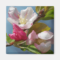 Magnet de fleurs d'Apple