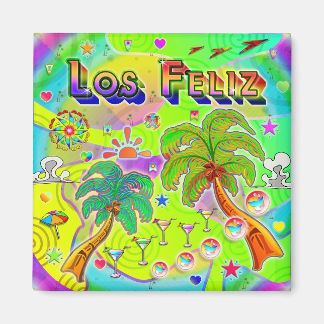 Magnet de focus mental Los Feliz (Devant)