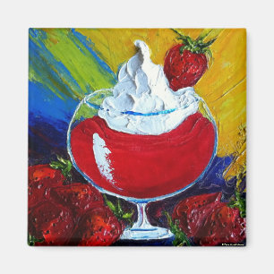 Magnet de fraises Daiquiri