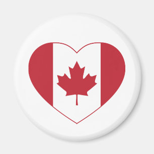 Magnet de frigo Coeur du Canada