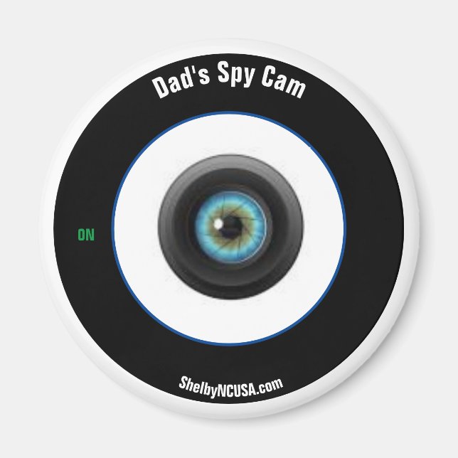 Magnet de frigo de la voiture espion de papa (Devant)