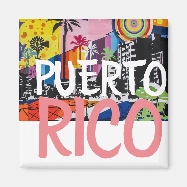 Magnet de frigo Porto Rico (Devant)