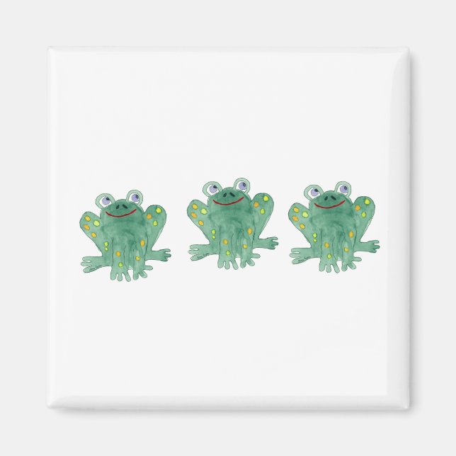 Magnet de grenouilles mûres (Devant)