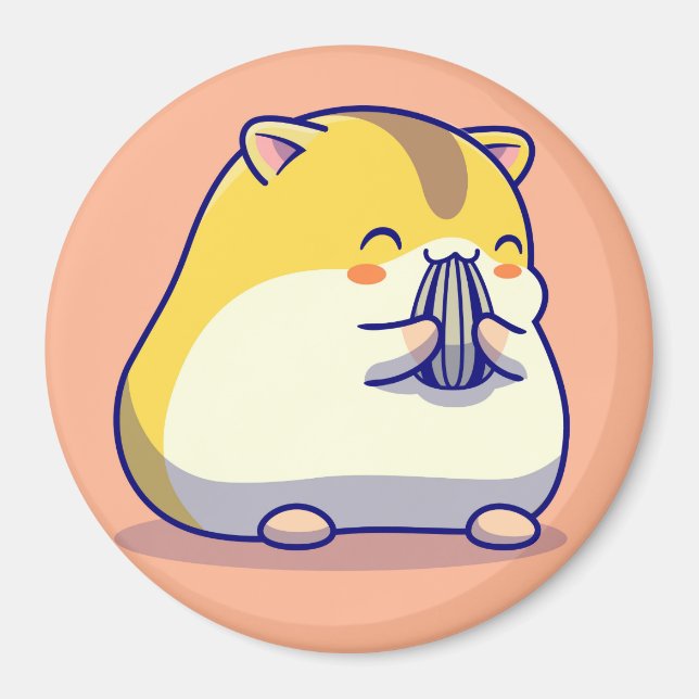 Magnet de hamster mou (Devant)