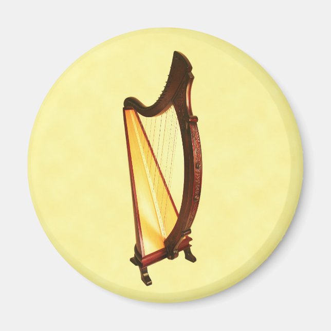 Magnet de harpe celtique (Devant)