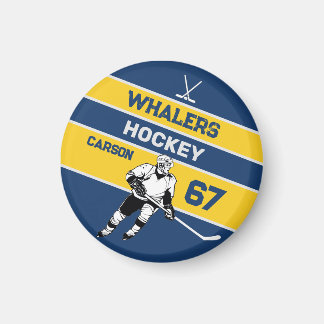 Magnet de hockey personnalisé