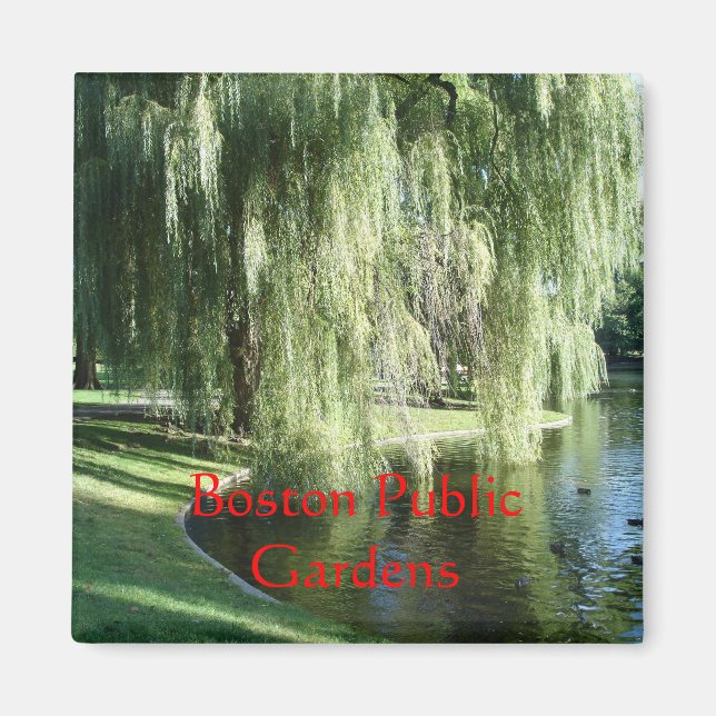 Magnet de jardin public de Boston (Devant)