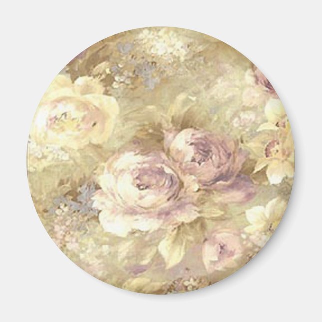 Magnet de jardin rose (Devant)