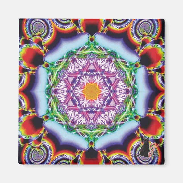 Magnet de kaléidoscope sionesque (Devant)