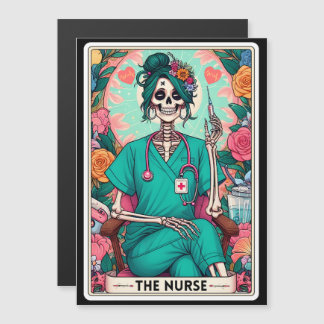 Magnet de la carte Tarot "L'infirmière"