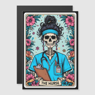 Magnet de la carte Tarot "L'infirmière"
