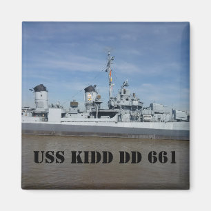 Magnet de la densité double 661 d'USS KIDD