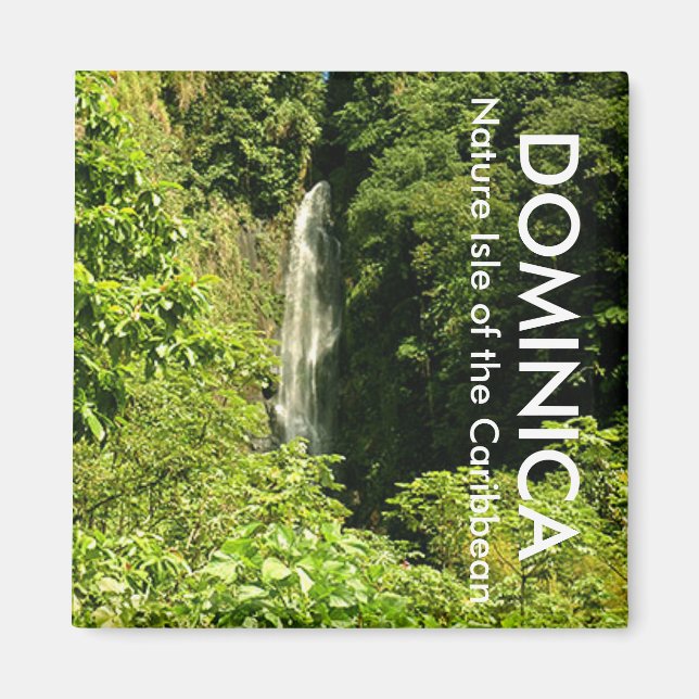 Magnet de la Dominique (Devant)