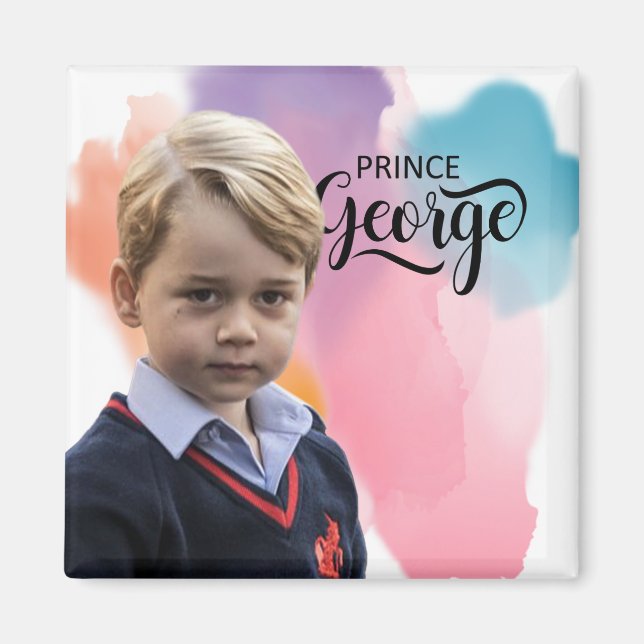 Magnet de la famille royale de Prince George (Devant)