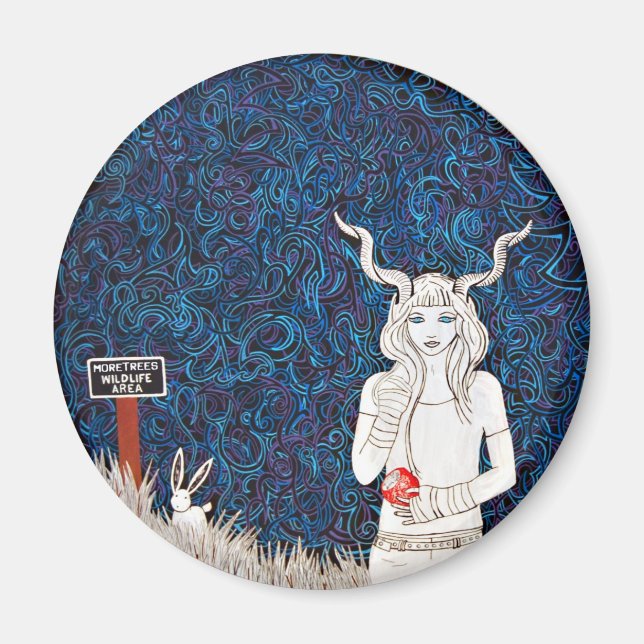 Magnet de la faune par Meghan Oona Clifford (Devant)