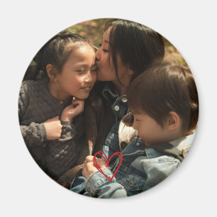 Magnet de la fête des mères personnalisé