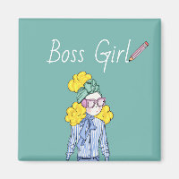 Magnet de la fille du patron
