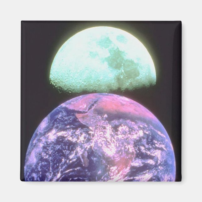 Magnet de la Lune de la Terre (Devant)