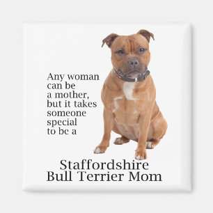 Magnet de la maman de Staffie