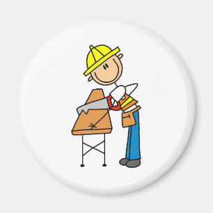 Magnet de la planche de sciage des ouvriers de la 