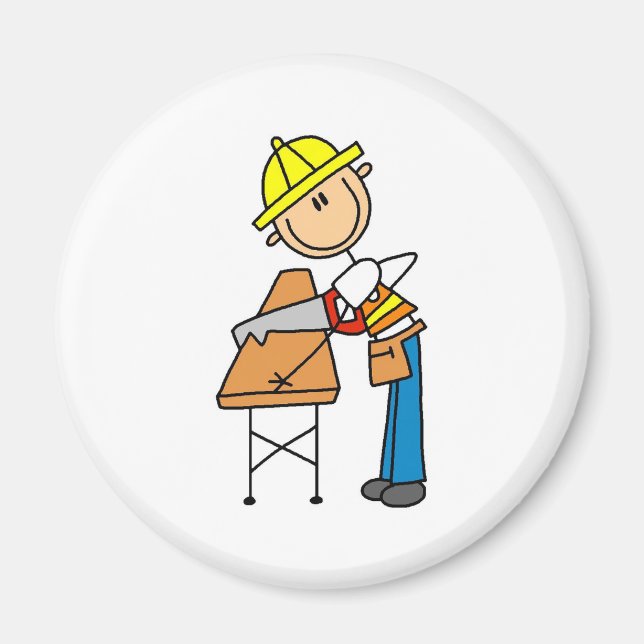 Magnet de la planche de sciage des ouvriers de la  (Devant)