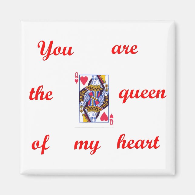 Magnet de la Reine des Coeurs (Devant)