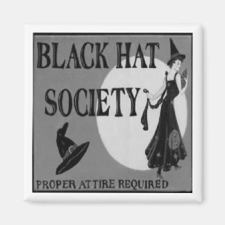 Magnet de la société des Casquettes noirs